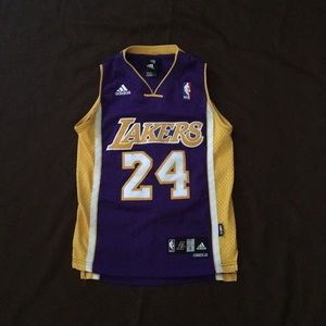 Kids Lakers jersey Kobe Bryant 24 length +2